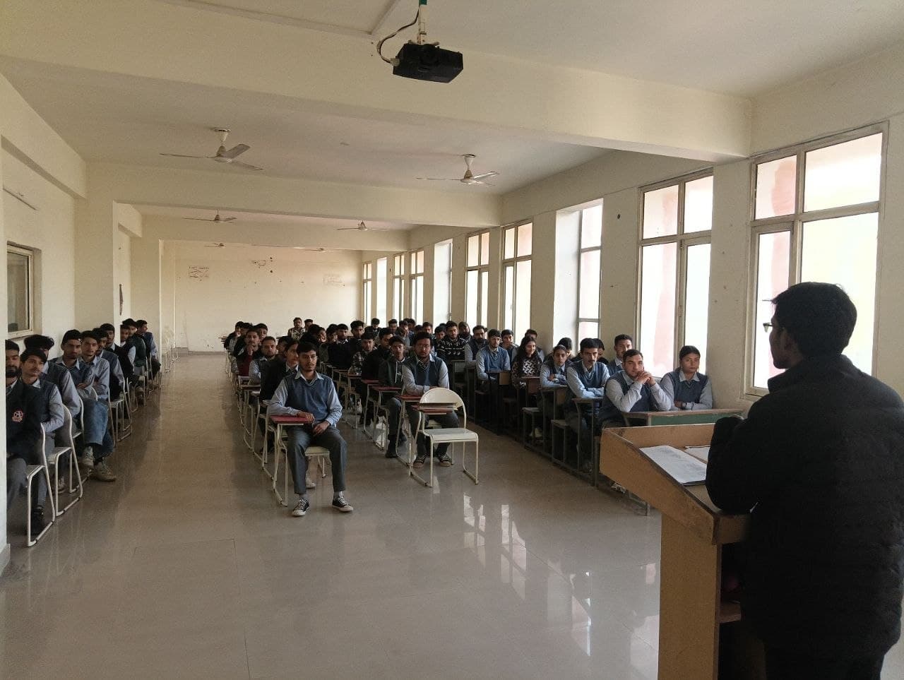 Speaking at Longowal